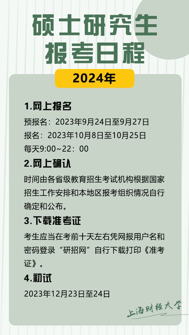 letou硕士招生上海财经大学2024年招收攻读硕士学位研究生简章(图8)